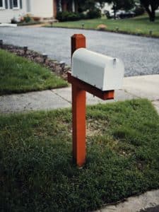 mail box on the side of the road